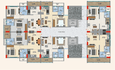 Project Image of 310.0 - 1086.0 Sq.ft 1 BHK Apartment for buy in R R Highline Tower