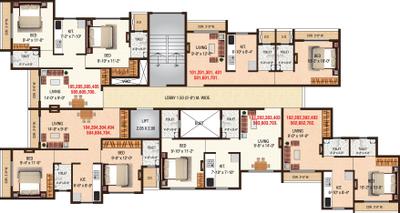 Project Image of 321.0 - 499.0 Sq.ft 1 BHK Apartment for buy in Rudis Sunanda Circle B Wing Phase 1