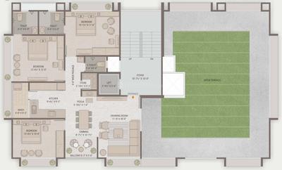 Project Image of 974.0 - 1962.0 Sq.ft 3 BHK Apartment for buy in Raajpearl Royal