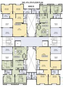 Project Image of 617.0 - 908.0 Sq.ft 2 BHK Apartment for buy in Abhilasha Favolosa Wing B