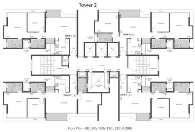 Project Image of 860.25 - 917.09 Sq.ft 3 BHK Apartment for buy in Tata Serein Phase 1