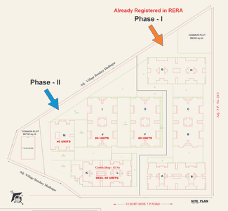 Project Image of 579.74 - 636.04 Sq.ft 2 BHK Apartment for buy in Ravi Krushna Heights