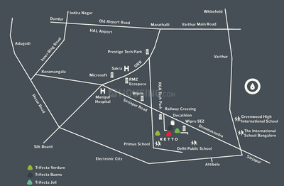 Project Image of 1092.0 - 1316.0 Sq.ft 2.5 BHK Apartment for buy in Trifecta Retto