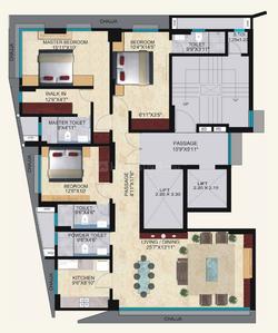 Project Image of 2115.0 - 3635.0 Sq.ft 3 BHK Apartment for buy in Mittal Aristo