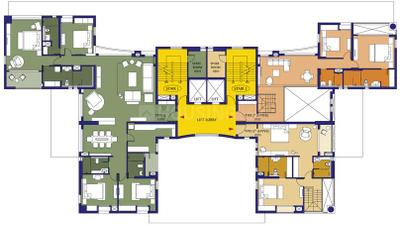 Project Image of 1200.0 - 5739.0 Sq.ft 2 BHK Apartment for buy in Ambuja Upohar Luxury Gold