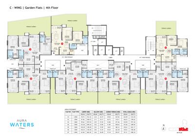 Project Image of 710.0 - 1412.0 Sq.ft 2 BHK Apartment for buy in Aura Water Phase II