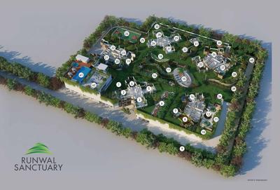Project Image of 643.14 - 981.13 Sq.ft 2 BHK Apartment for buy in Runwal The Sanctuary Tower 4