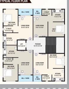Project Image of 338.09 - 386.64 Sq.ft 1 BHK Apartment for buy in Pushpam Pushpam Vatika