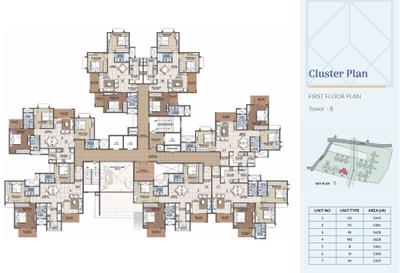 Project Image of 901.0 - 1104.0 Sq.ft 3 BHK Apartment for buy in Prestige Primrose Hills Ph 2