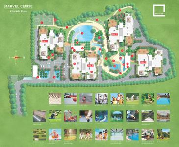 Project Image of 1335.0 - 3580.0 Sq.ft 2 BHK Apartment for buy in Marvel Cerise