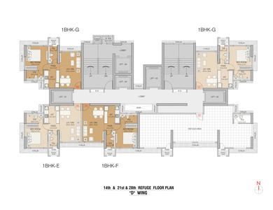 Project Image of 683.0 - 1011.0 Sq.ft 2 BHK Apartment for buy in Ruparel Stardom