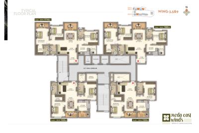 Project Image of 1380.0 - 2502.0 Sq.ft 2 BHK Apartment for buy in Meda East Winds