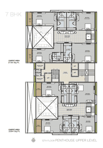 Project Image of 1911.0 - 6203.0 Sq.ft 3 BHK Apartment for buy in Avadh Ercole