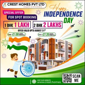 Project Image of 765.0 - 875.0 Sq.ft 2 BHK Apartment for buy in Crest Uresta