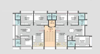 Project Image of 865.31 - 1579.6 Sq.ft 3 BHK Apartment for buy in Shreeji Samipya