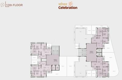 Project Image of 1980 Sq.ft 3 BHK Apartment / Flat for sale in Kudasan for Rs. 7700000