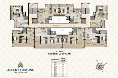 Project Image of 410.0 - 900.0 Sq.ft 1 BHK Apartment for buy in Ascent Fortune Phase 1