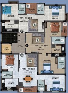 Project Image of 824.0 - 1354.0 Sq.ft 2 BHK Apartment for buy in MP Nyra