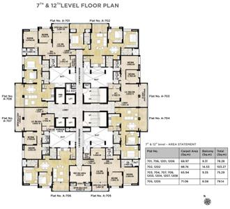 Project Image of 810.41 - 1155.72 Sq.ft 2 BHK Apartment for buy in Kakkad La Vida Wing A And Wing C