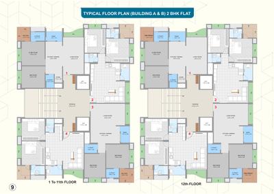 Project Image of 601.7 - 781.89 Sq.ft 2 BHK Apartment for buy in Sai Light