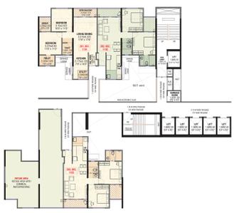 Project Image of 1615 Sq.ft 3 BHK Apartment / Flat for sale in Pimple Nilakh for Rs. 15900000