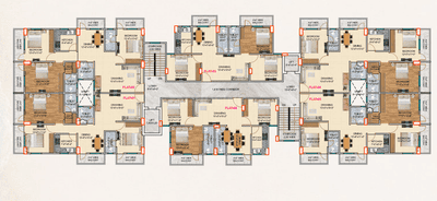 Project Image of 855.4 - 1046.82 Sq.ft 2 BHK Apartment for buy in Lovely Deobaij Pearl Heights