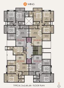 Project Image of 439.0 - 773.0 Sq.ft 2 BHK Apartment for buy in Marc The Courtyard Phase I Building E And C