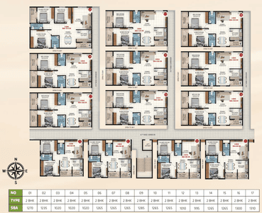 Project Image of 925.0 - 1665.0 Sq.ft 2 BHK Apartment for buy in SV Green Views