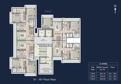 Project Image of 780 Sq.ft 2 BHK Apartment / Flat for sale in Mulund East for Rs. 16000000