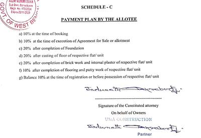 Uma Tarulata Apartment Construction Linked Payment (CLP) 1