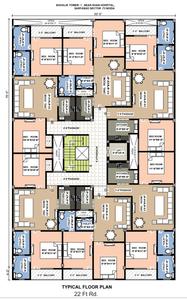Project Image of 960 Sq.ft 2 BHK Apartment / Flat for sale in Sector 73 for Rs. 3400000