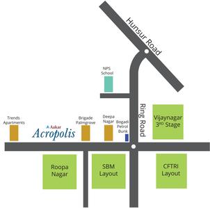 Project Image of 915.0 - 1180.0 Sq.ft 2 BHK Apartment for buy in Aakar Acropolis Block A
