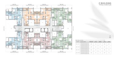 Project Image of 587.71 - 935.92 Sq.ft 2 BHK Apartment for buy in JN AA Privilege