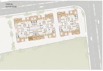 Project Image of 533.78 - 572.96 Sq.ft 2 BHK Apartment for buy in Siddhi Shree Siddheshwar Hari Darshan