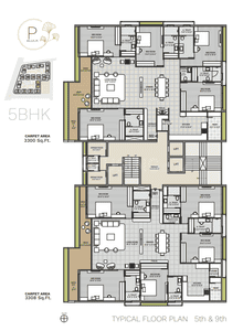 Project Image of 1911.0 - 6203.0 Sq.ft 3 BHK Apartment for buy in Avadh Ercole