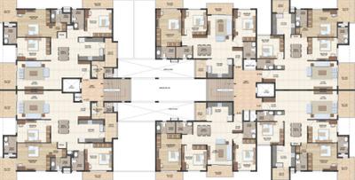 Project Image of 1688.0 - 2566.0 Sq.ft 3 BHK Apartment for buy in Sankalp Luxuria