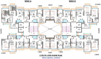 Project Image of 387.0 - 944.0 Sq.ft 1 BHK Apartment for buy in Prabhav Silver Skyline