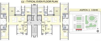 Sanklecha The Metrozone Aspen C2 Images for Cluster Plan of Sanklecha The Metrozone Aspen C2 2