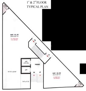 Project Image of 541.21 - 660.58 Sq.ft 2 BHK Apartment for buy in Rivanta Square