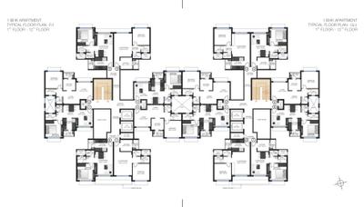 Project Image of 600.0 - 2253.0 Sq.ft 1 BHK Apartment for buy in Godrej Garden City