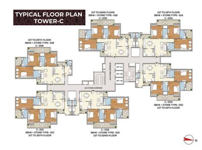 Project Image of 1507.0 - 2245.0 Sq.ft 3 BHK Apartment for buy in Mundeshwari Megapolis