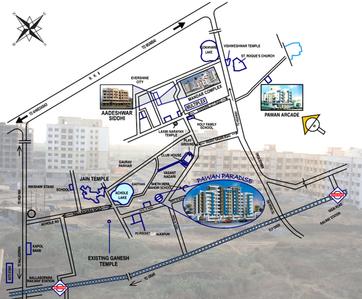 Project Image of 613.0 - 807.0 Sq.ft 2 BHK Apartment for buy in Bidker Pawan Paradise