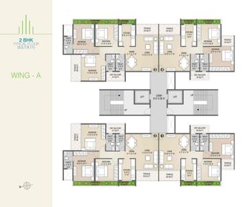Project Image of 494.0 - 1100.0 Sq.ft 2 BHK Apartment for buy in Balaji Delta Tower 2