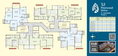 Project Image of 710.0 - 1011.0 Sq.ft 2 BHK Apartment for buy in Bhandari 32 Pinewood Drive