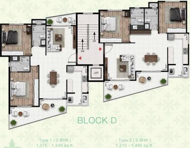 Project Image of 907.0 - 1715.0 Sq.ft 2 BHK Apartment for buy in Legacy Calista