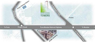 Project Image of 0.0 - 2200.0 Sq.ft 3 BHK Apartment for buy in Kohinoor Towers