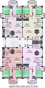 Project Image of 810.0 - 890.0 Sq.ft 2 BHK Apartment for buy in Poddar Usha Gardens