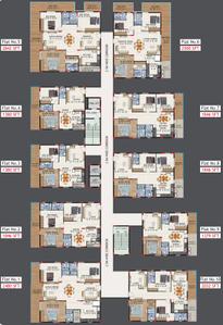 Project Image of 1846.0 - 2842.0 Sq.ft 3 BHK Apartment for buy in Akshaya Residency