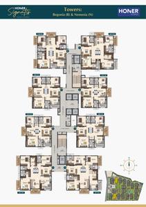 Project Image of 1695.0 - 3815.0 Sq.ft 3 BHK Apartment for buy in Honer Signatis