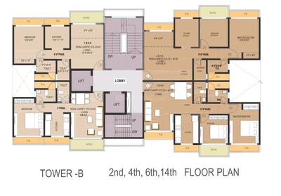 Project Image of 572.32 - 756.0 Sq.ft 2 BHK Apartment for buy in Nicon Infinity Phase 2